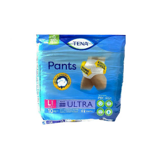 PAÑALES TENA PANTS ULTRA TALLA L BOLSA X 10 UNDS